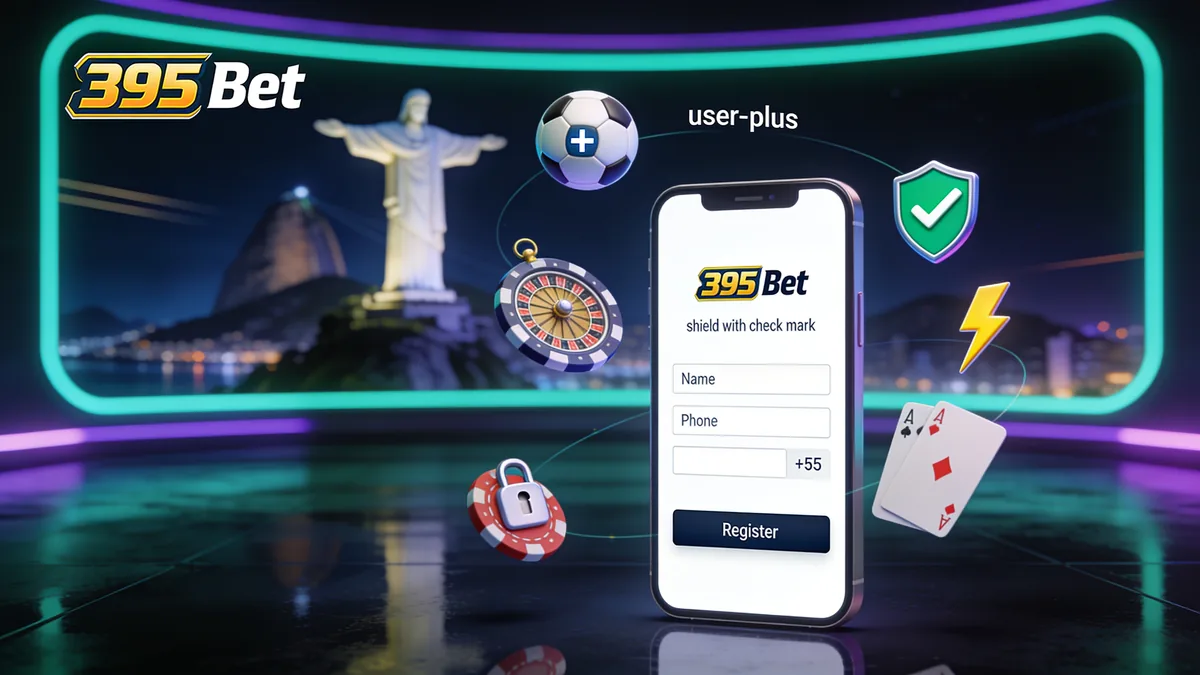 395 bet no Brasil — Como fazer o cadastro na 395 bet?